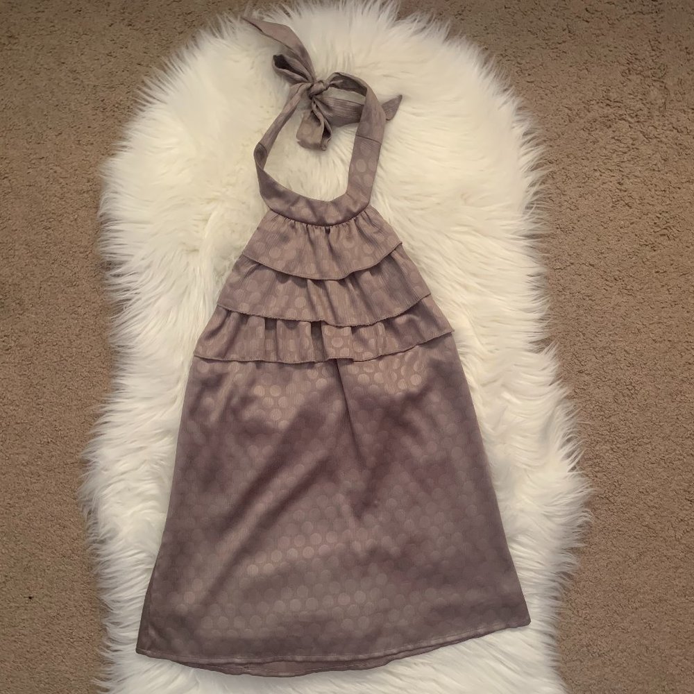 Goldish Halter Tied Top